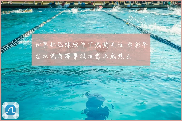 世界杯压球软件下载受关注 购彩平台功能与赛事投注需求成焦点
